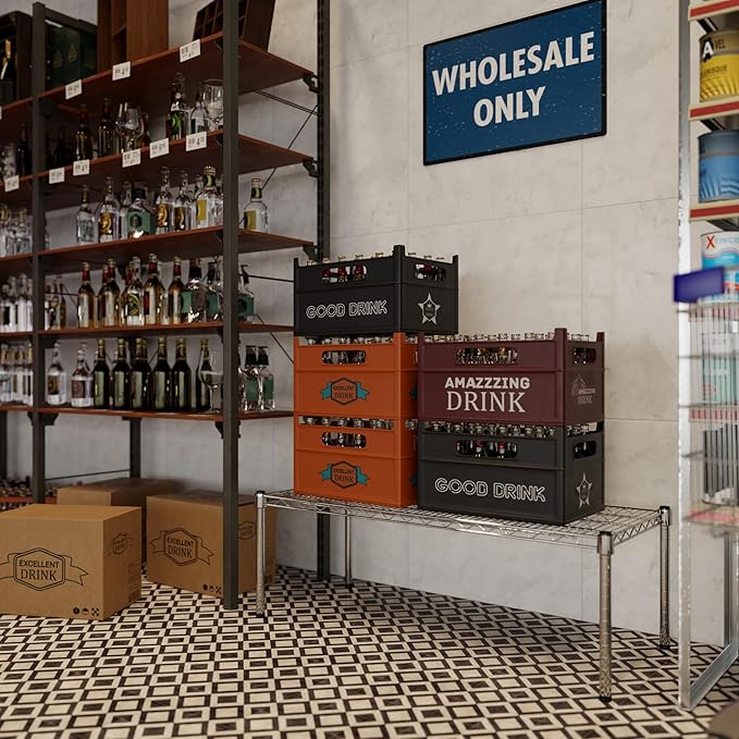 18" Deep x 42" Wide x 14" Height Wire Shelving Kit | 1-Tier | NSF Commercial - Image 7