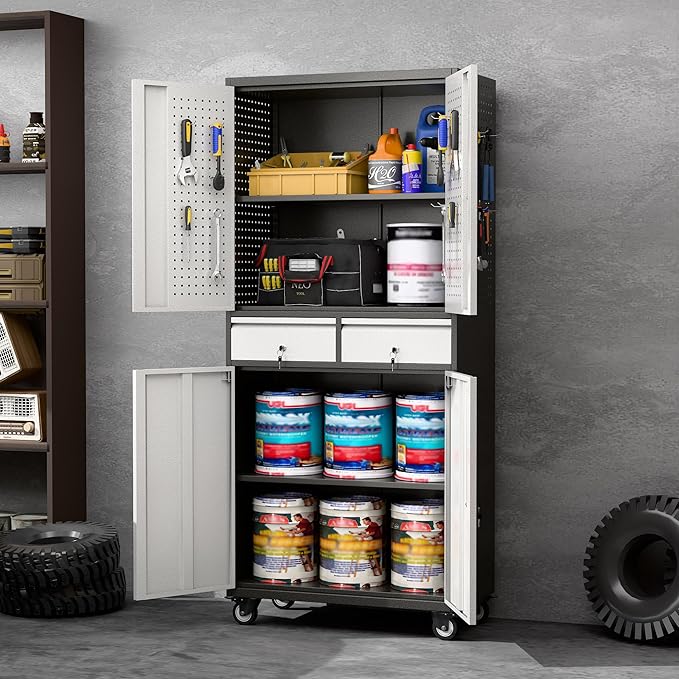 Aobabo Metal Storage Cabinet - Image 8