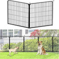 Decorative Metal Garden Fence Add-on Fence Panels, 32in x 5.3Ft No Dig Fence 2 by Jhsomdr