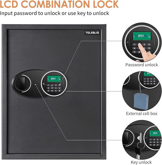 220 Position Large Key Lock Box Wall Mount - Image 8