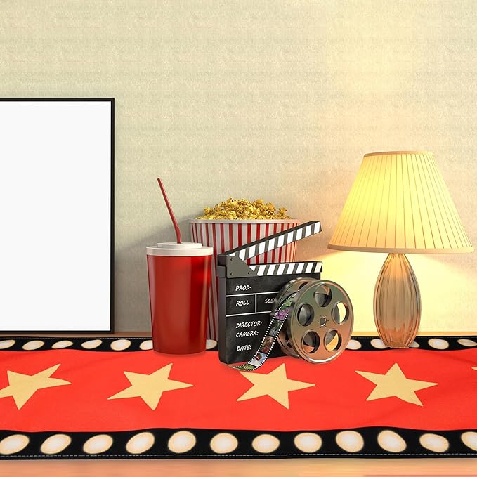 4 Pcs 13 x 72 Inch Movie Night Table Runner - Image 5