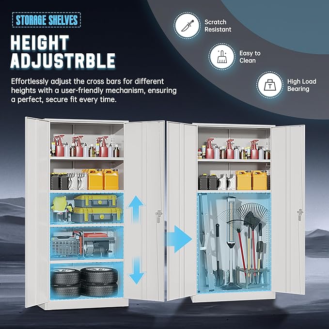 Superday Metal Storage Cabinet - Image 4