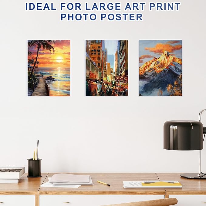 AKONEGE 10PCS 9" x 12" Rigid Print Protectors Clear Plastic Sheet Protectors - Image 6