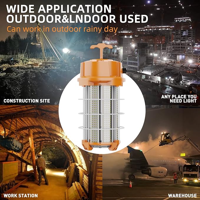 NS 250W Construction Lights Super Bright 37500 Lumens Led Temporary Work Light - Image 7