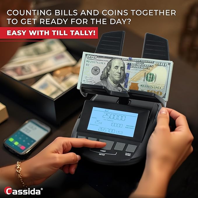 Cassida Professional Money Counting Scale Bill Counter, 1 Pack - Image 4