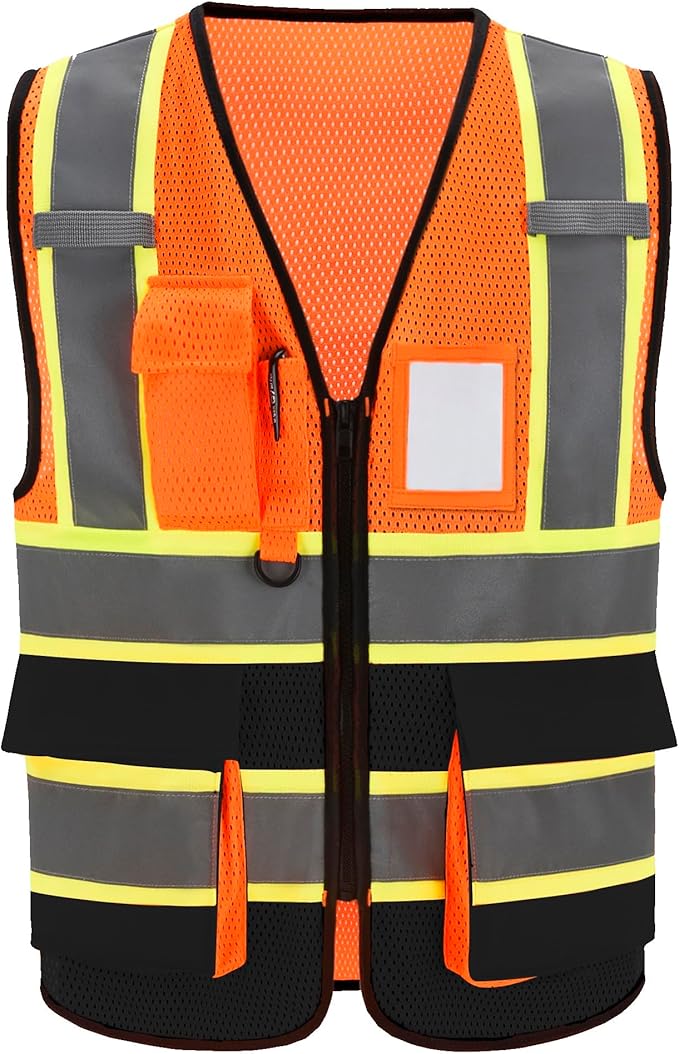 AYKRM 11 color High Vis Reflective Safety Vest by AYKRM