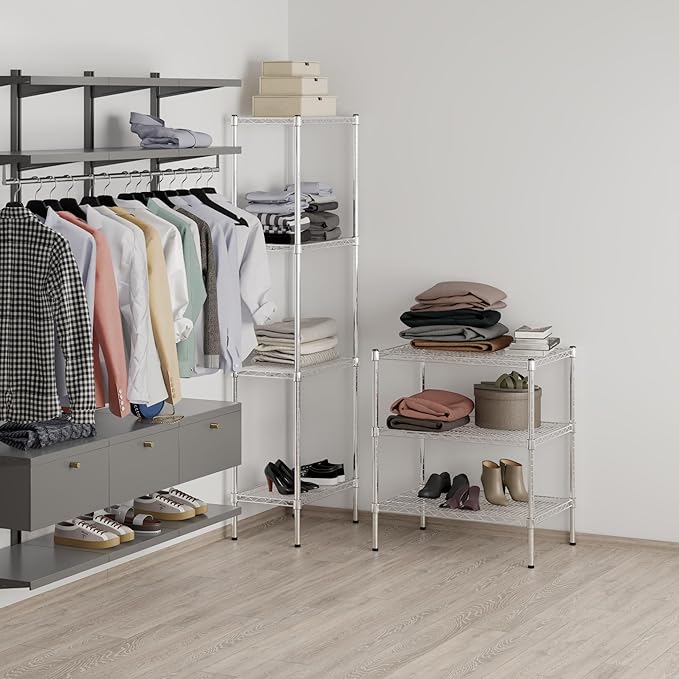21" Deep x 30" Wide x 34" Height Wire Shelving Kit | 3-Tier | NSF Commercial - Image 7