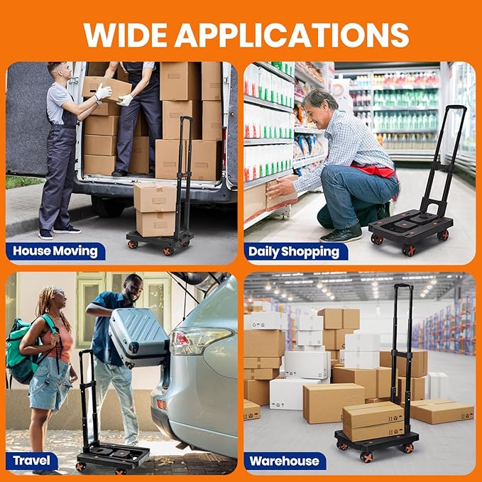 Folding Hand Truck, Dolly Cart - Image 8