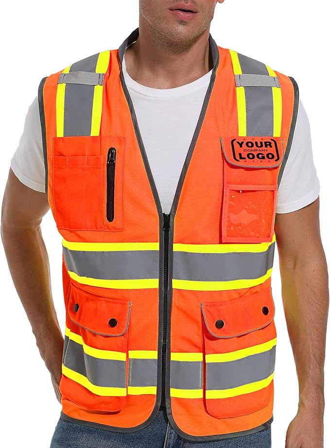 Reflective Safety Vest for Men and Women by GettheBestinSafety