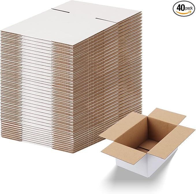 Calenzana 6x4x3 Shipping Boxes Set of 40 by Calenzana