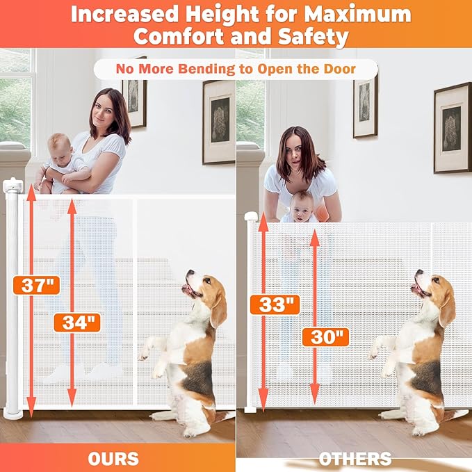 Retractable Baby Gates for Stairs - Image 2