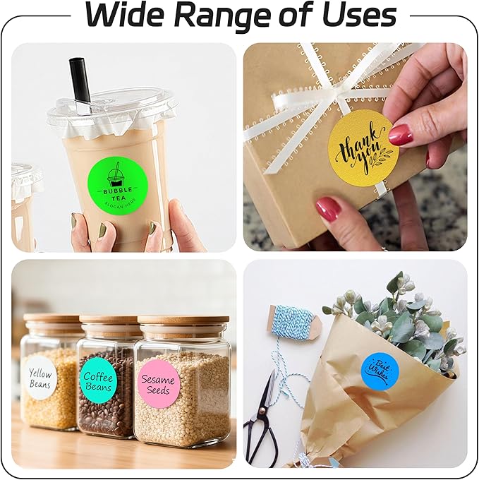 2 inch Dot Stickers Labels Circle Garage Sale Sticker 750Pcs Round Thermal - Image 6