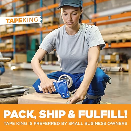 Tape King Clear Packing Tape | 60 Yards Per Roll Heavy Duty Packing Tape 2.7mil - Image 7