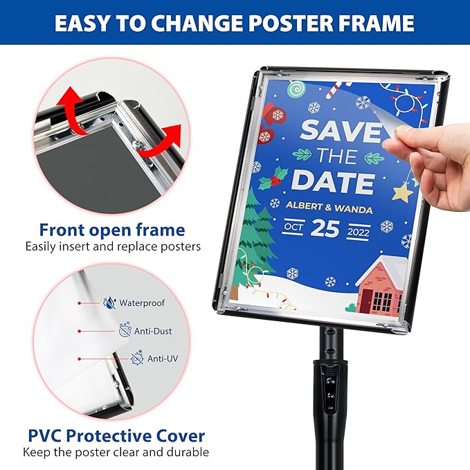 4 Pack Sign Holder Stands - Image 5