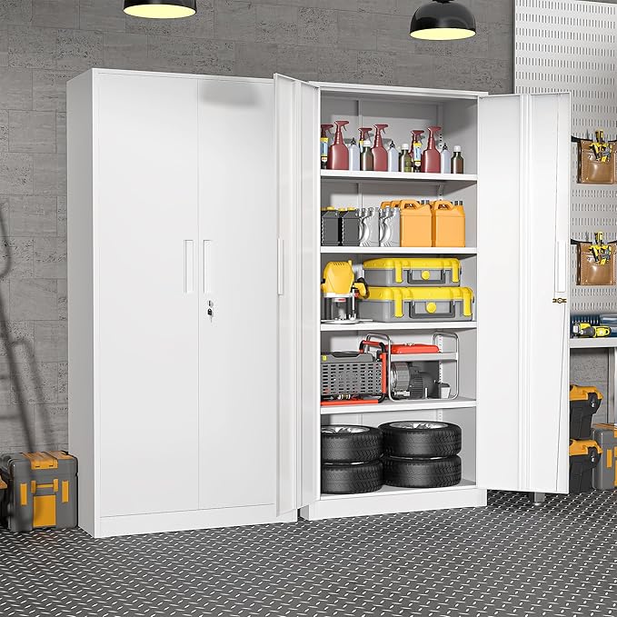 Superday Metal Garage Storage Cabinet - Image 8