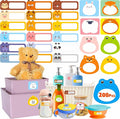 208 PCS Baby Food Labels, 26 Adorable Designs Removable Food Name Stickers by Stickyourhappymoment
