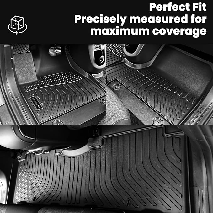 Auxko All Weather Floor Mats Cargo Mat Backrest Mat Fit - Image 4