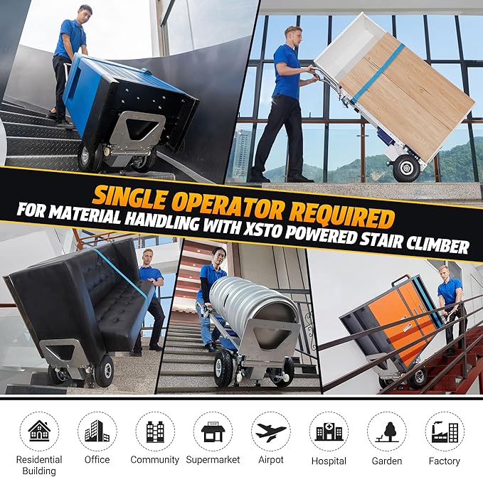 ZW7210GC Electric Stair Climbing Hand Truck Dolly - Image 8