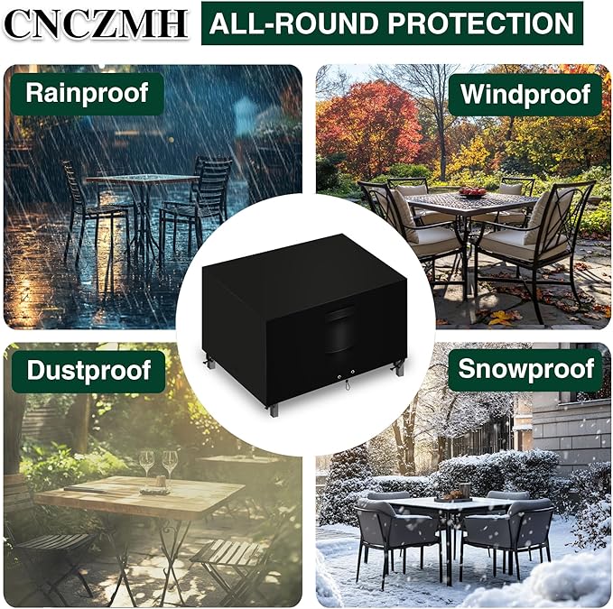 Heavy Duty Patio Furniture Covers Waterproof, 600D Outdoor Furniture Cover - Image 6