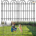 15 Panels Decorative Garden Fence, 32 in X 30 ft No Dig Dog Fence Outdoor by AVELOTUUG