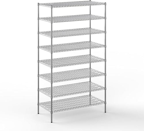 24" Deep x 48" Wide x 86" Height Wire Shelving Kit | 8-Tier | NSF Commercial by Regal+Altair
