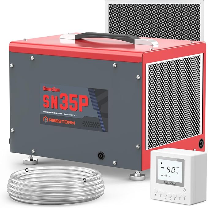 Abestorm 70 Pints Crawl Space Dehumidifiers, Compact Portable Commercial by AbestormSolutionsINC