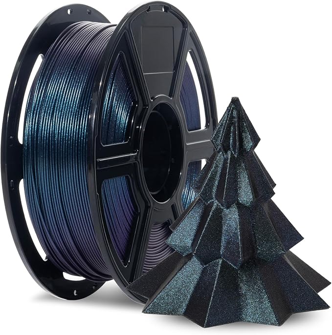 FLASHFORGE Rapid PETG Filament 1.75mm Burnt Titanium, 600mm/s Fast Printing by FLASHFORGE