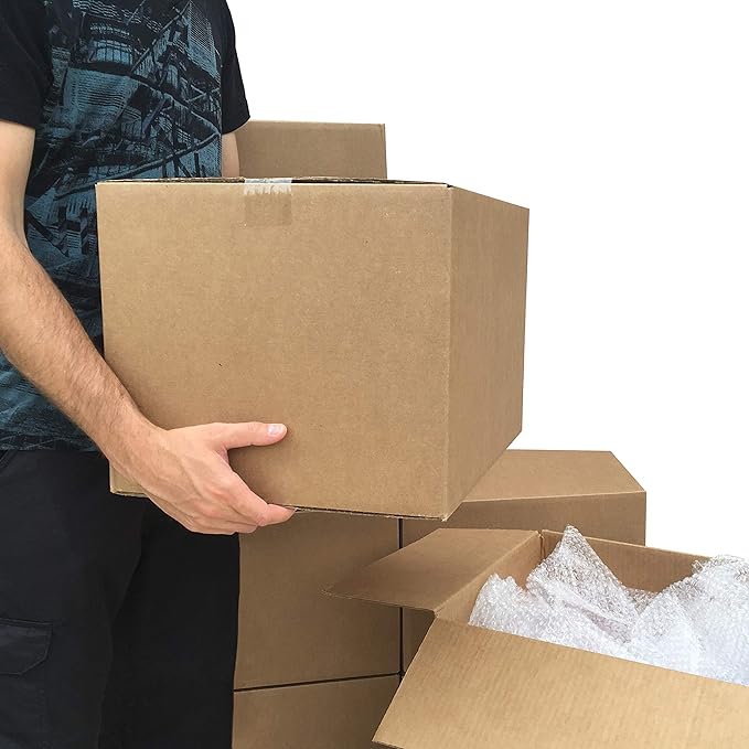 Amazon Basics Cardboard Moving Boxes, 20 Pack - Image 4