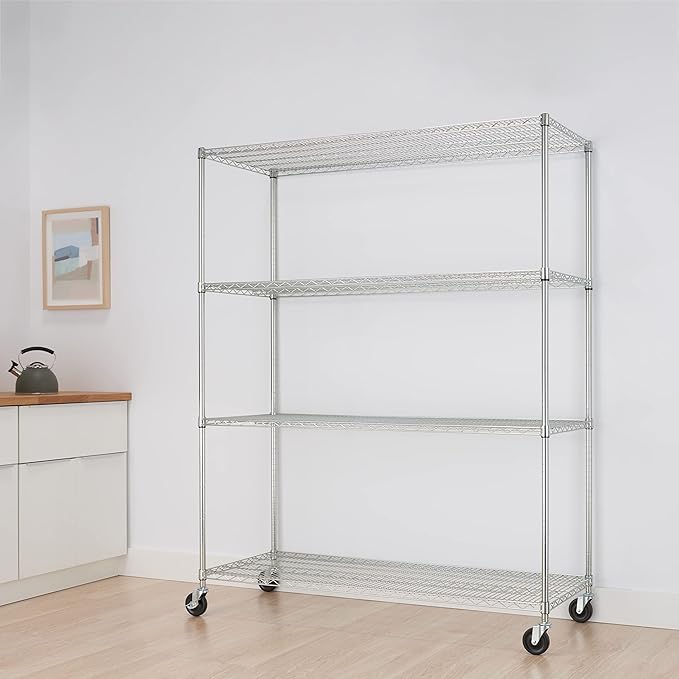 Trinity Basics 4-Tier Adjustable Wire Shelving - Image 7