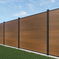 6'' x 6'' Outdoor Privacy Fence, Wind Resistant, Wood Plastic Composite Fence by ProductYourPrivacy