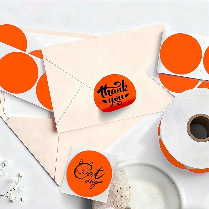 2 inch Dot Stickers Labels Circle Garage Sale Sticker 750Pcs Round Thermal - Image 7
