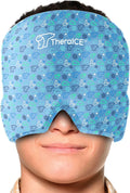 TheraICE Migraine Relief Cap Junior, Soothing Headache Boo Boo Ice Pack Mask by TheraICERx