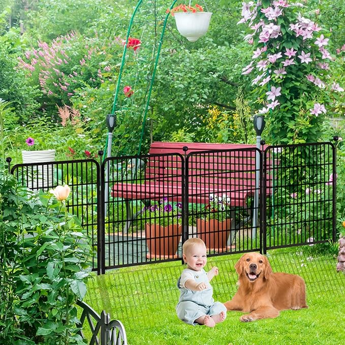 56in Garden Fence, 10 Panels Total 22.1 Ft, Garden Fence - Image 6