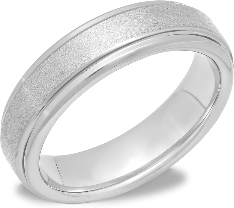 Men's 6mm Tantalum Carbide Contemporary Bands - Image 2