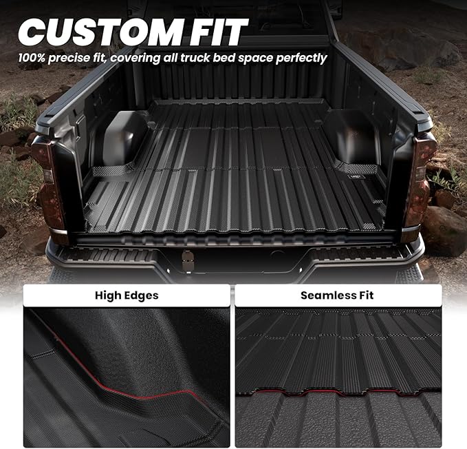 LASFIT Truck Bed Mat 2020-2026 for Chevrolet Silverado/GMC Sierra 2500HD 3500HD - Image 4