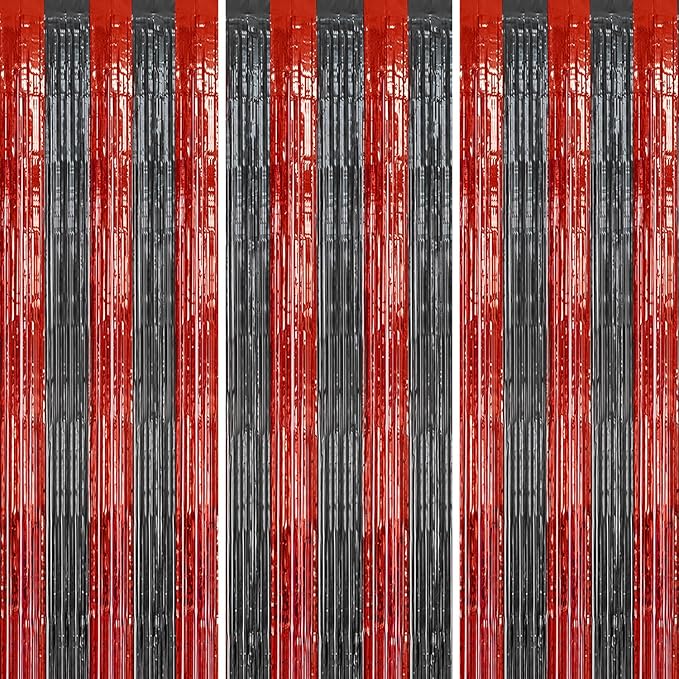 3 Pack Foil Fringe Backdrop by DECOCKRAT