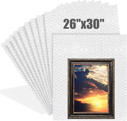 10 Pack 26 * 30 Inch Extra Large Bubble Pouches Clear Bubble Pouch Wrap Bags by Dunzoom