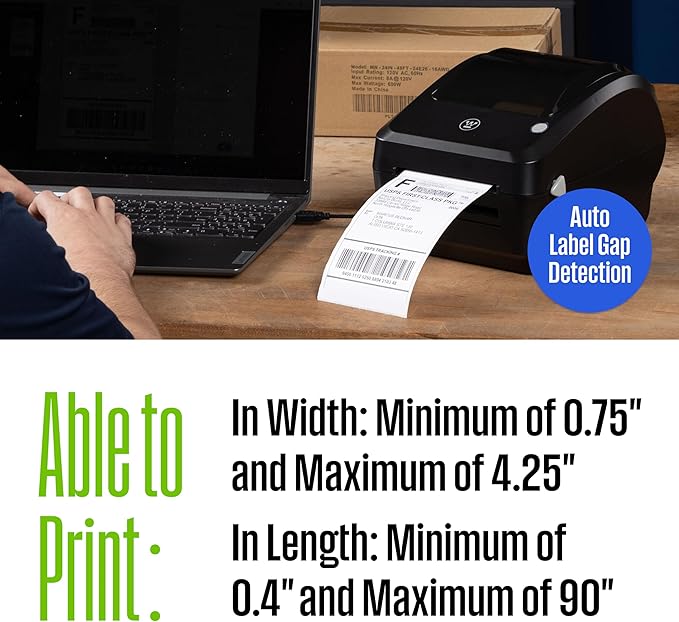 Westinghouse Thermal Shipping Label Printer USB, 4x6 Label Commercial Grade - Image 7