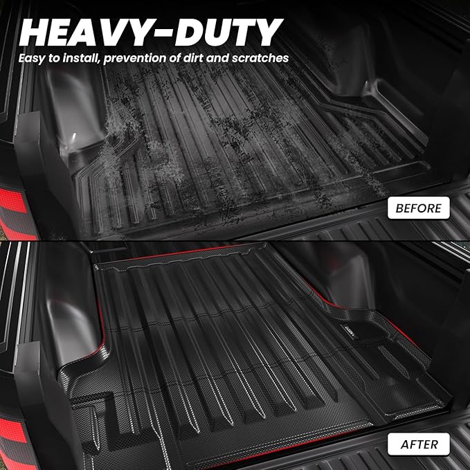 LASFIT Bed Mat for Nissan Frontier 2022-2026 5FT/59.5 inchs, All Weather TPE - Image 4