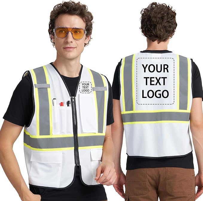 A-KSAFETY Custom High Visibility Reflective Safety Vest by Unknown
