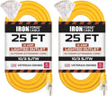 Iron Forge Cable 10 Gauge 25ft Lighted Outdoor Heavy Duty Extension Cord - 15 by IronForgeCable
