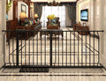 Extra Wide Baby Gate Tension Indoor Safety Gates Black Metal Large Pressure by COSENDBABYGATE