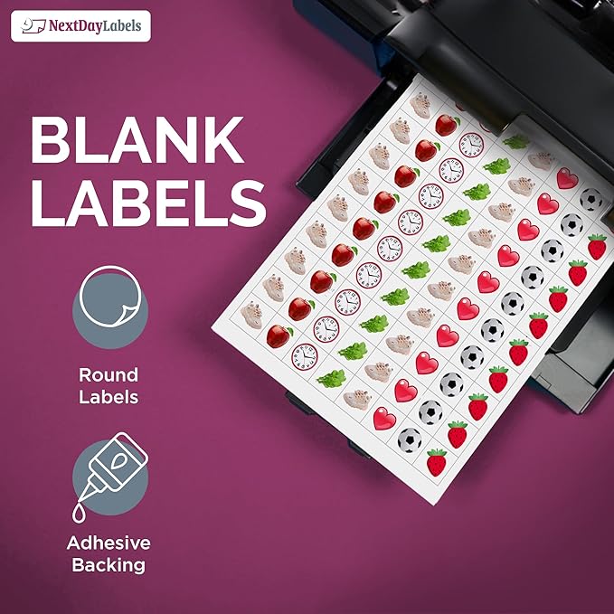 NextDayLabels – 1" x 1" Square Sticker Labels - Image 5