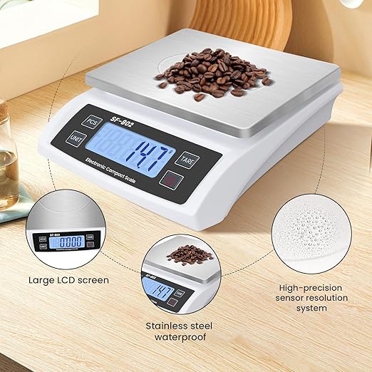 Digital Kitchen Scale 30kg/66lb Large Food Scale - Image 6