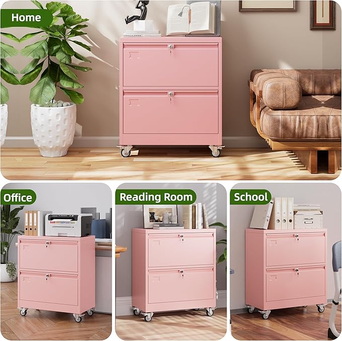 Aobabo 2 Drawer LateralFile Cabinet - Image 7