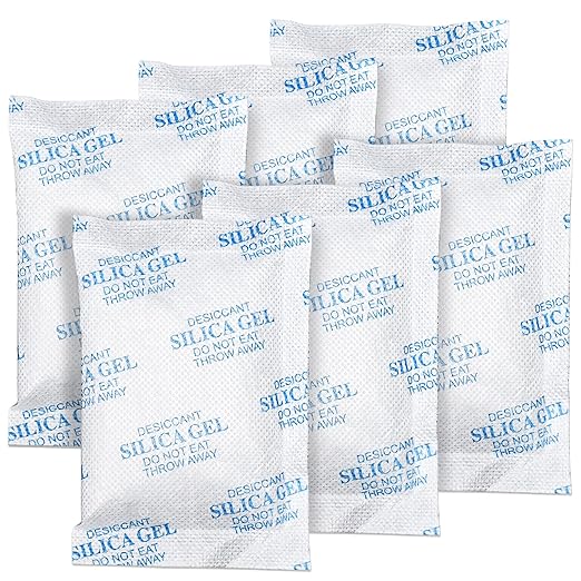 Moisture Absorbers – 100 Gram 36 Packs Silica Gel Packets, Desiccant Packs by ABSORBKING