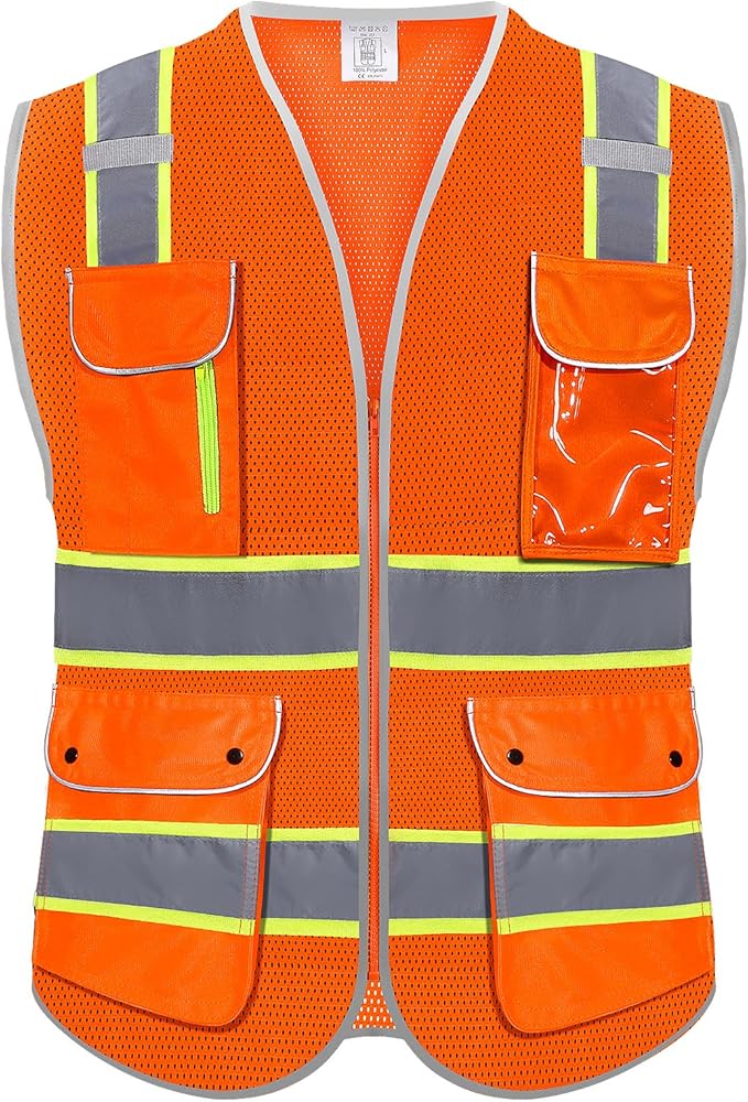 High Visibility Safety Vest by RhinoHit