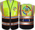 Personalized High Reflective Safety Vest Custom Hi Vis Safety Vest Men Women by SSYCWRSV