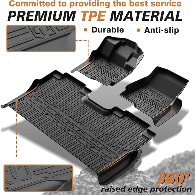 TripleAliners Floor Mats All Weather Liner Compatible - Image 2