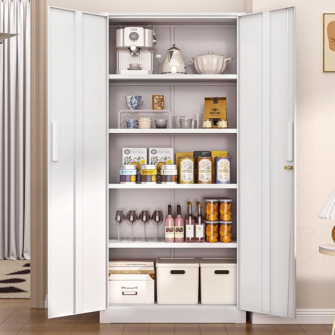 Superday Metal Garage Storage Cabinet - Image 9